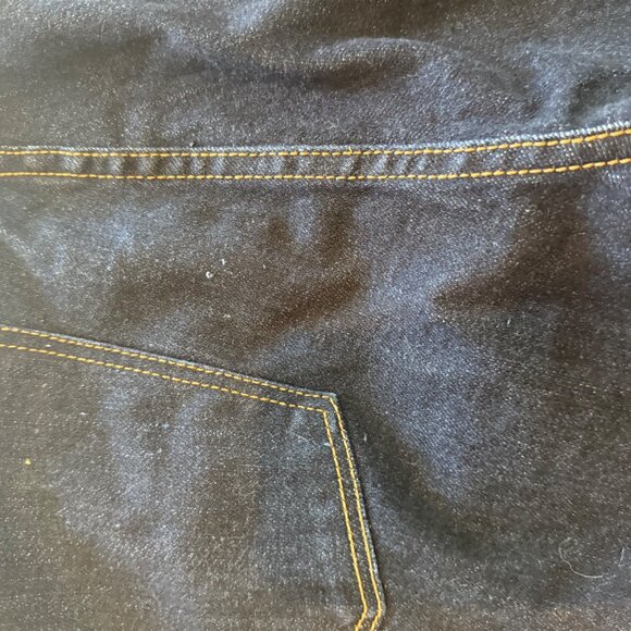 Talbots Womens Curvy Bootcut Jeans 14P/32 Dark Wash Cotton Blend - Picture 5 of 11